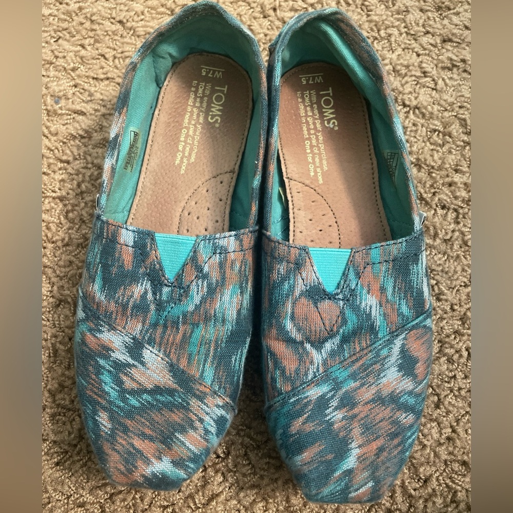 Women’s Tom’s Alpargata Blue Size 8